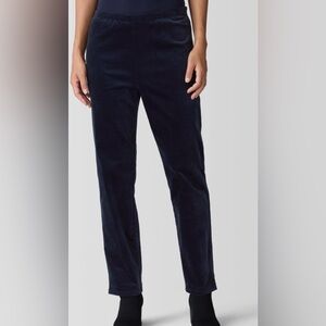 Eileen Fisher Organic Cotton Stretch Velveteen Slim Pant. NWT